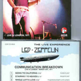 Led Zeppelin - Communication Breakdown ( Great Dane )( London , UK , March 25th , 1971 )