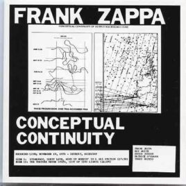 Frank Zappa - Conceptual Continuity ( Live in Detroit , Michigan , USA , November 19th , 1976 ) front cover