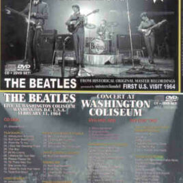 The Beatles - Concert At Washington Coliseum ( 1 CD + 2 DVD SET ) ( Misterclaudel ) ( Feb 11th , 1964 )