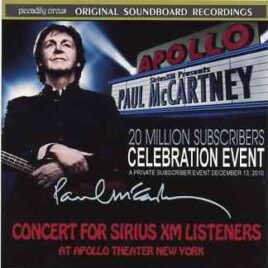 Paul McCartney - Concert For Sirus XM Listeners ( 2 CD set )( Piccadilly Circus )( New York , Dec 13th , 2010 ) front cover