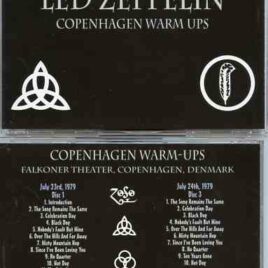 Led Zeppelin - Copenhagen Warm-Ups ( 4 CD SET+16 pg Booklet ) ( Falkoner Theater , Denmark , July 23rd & 24th , 1979 )