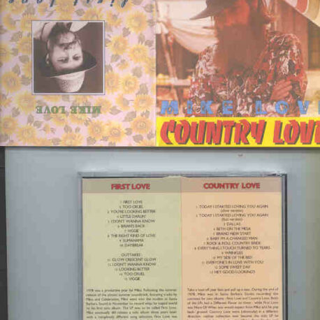 The Beach Boys - Mike Love : Country Love / First Love ( 2 CD SET )  ( 2 original albums on cd )