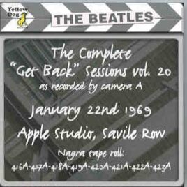 The Beatles - Day By Day  ( Yellow Dog )  The Complete Sessions Series Vol 20  ( 2 CD set ) front cover