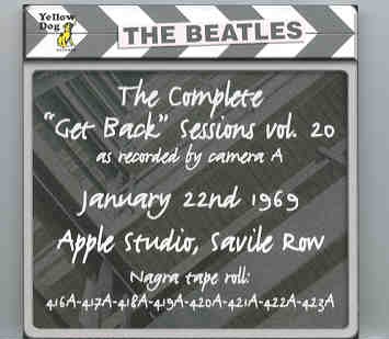 The Beatles – Day By Day ( Yellow Dog ) The Complete Sessions Series Vol 20 ( 2 CD set ) front cover The Beatles - Day By Day ( Yellow Dog ) The Complete Sessions Series Vol 20 ( 2 CD set ) front cover