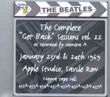 The Beatles – Day By Day ( Yellow Dog ) The Complete Sessions Series Vol 22 ( 2 CD set ) front cover The Beatles - Day By Day ( Yellow Dog ) The Complete Sessions Series Vol 22 ( 2 CD set ) front cover