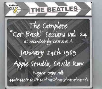 The Beatles – Day By Day ( Yellow Dog ) The Complete Sessions Series Vol 24 ( 2 CD set ) front cover The Beatles - Day By Day ( Yellow Dog ) The Complete Sessions Series Vol 24 ( 2 CD set ) front cover