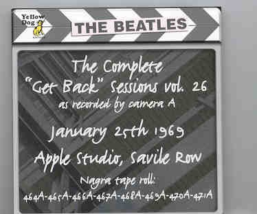 The Beatles – Day By Day ( Yellow Dog ) The Complete Sessions Series Vol 26 ( 2 CD set ) front cover The Beatles - Day By Day ( Yellow Dog ) The Complete Sessions Series Vol 26 ( 2 CD set ) front cover