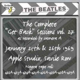 The Beatles - Day By Day  ( Yellow Dog )  The Complete Sessions Series Vol 27  ( 2 CD set ) front cover