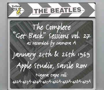 The Beatles – Day By Day ( Yellow Dog ) The Complete Sessions Series Vol 27 ( 2 CD set ) front cover The Beatles - Day By Day ( Yellow Dog ) The Complete Sessions Series Vol 27 ( 2 CD set ) front cover