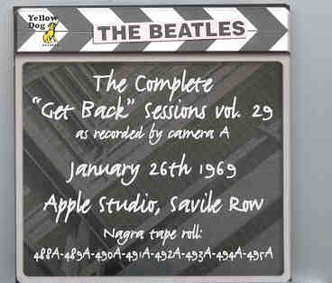 The Beatles – Day By Day ( Yellow Dog ) The Complete Sessions Series Vol 29 ( 2 CD set ) front cover The Beatles - Day By Day ( Yellow Dog ) The Complete Sessions Series Vol 29 ( 2 CD set ) front cover