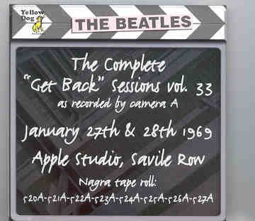 The Beatles – Day By Day ( Yellow Dog ) The Complete Sessions Series Vol 33 ( 2 CD set ) front cover The Beatles - Day By Day ( Yellow Dog ) The Complete Sessions Series Vol 33 ( 2 CD set ) front cover