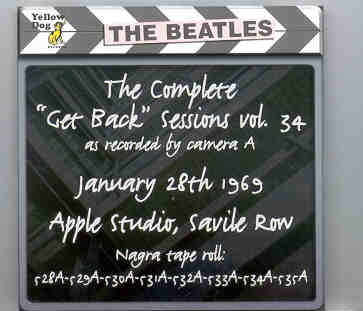 The Beatles – Day By Day ( Yellow Dog ) The Complete Sessions Series Vol 34 ( 2 CD set ) front cover The Beatles - Day By Day ( Yellow Dog ) The Complete Sessions Series Vol 34 ( 2 CD set ) front cover