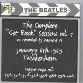 The Beatles - Day By Day  ( Yellow Dog )  The Complete Sessions Series Vol 5  ( 2 CD set ) front cover