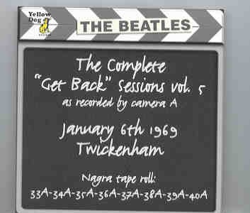 The Beatles – Day By Day ( Yellow Dog ) The Complete Sessions Series Vol 5 ( 2 CD set ) front cover The Beatles - Day By Day ( Yellow Dog ) The Complete Sessions Series Vol 5 ( 2 CD set ) front cover