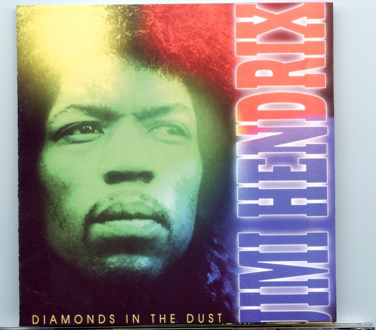 Jimi Hendrix – Diamonds in the Dust (2 CD) front cover Jimi Hendrix – Diamonds in the Dust (2 CD) front cover
