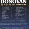Donovan - Donovan 25 Years In Concert