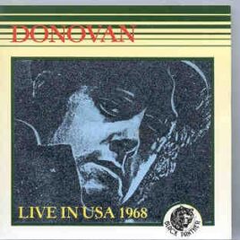 Donovan - Live In The USA 1968 front cover