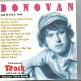 Donovan - Live In The USA 1968 ( Armando Curcio Editori ) front cover