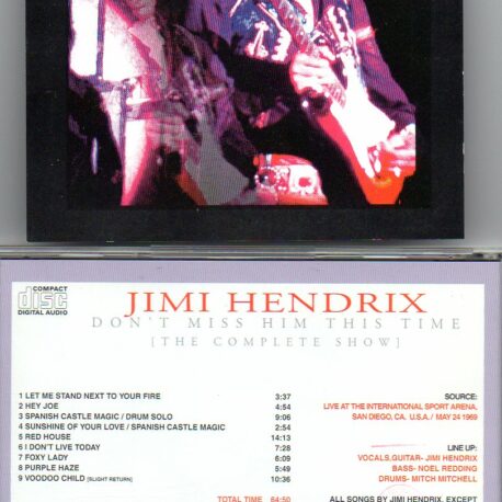 Jimi Hendrix - Don't Miss This Time ( The Complete Show ) ( Triangle Recs ) ( ISA , San Diego , CA , USA , May 24th 1969 )