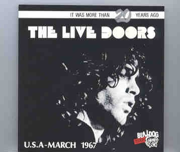The Doors – Live In USA 1967 ( Bulldog Recs ) front cover The Doors - Live In USA 1967 ( Bulldog Recs ) front cover