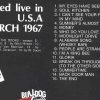 The Doors - Live In USA 1967  ( Bulldog Recs )