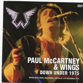 DVD Paul McCartney - Down Under 1975 ( Myers Music Bowl , Melbourne , Australia , November 13th , 1975 ) front cover