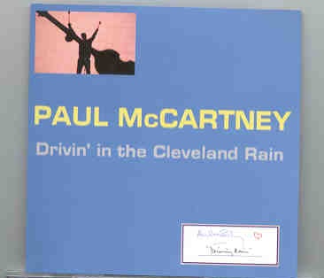 Paul McCartney – Driving Tour 2002 Driving In The Cleveland Rain ( 2 CD set ) front cover Paul McCartney - Driving Tour 2002 Driving In The Cleveland Rain ( 2 CD set ) front cover