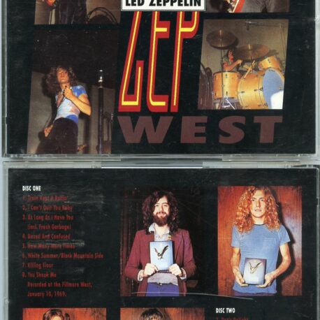 Led Zeppelin - East West ( 2 CD set ) ( Fillmore West Jan 10th , 1969 & Fillmore East Jan 31st , 1969 )