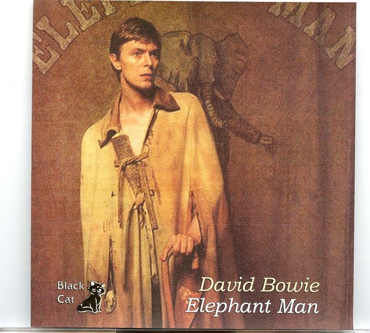 David Bowie – Elephant Man ( 2 CD set ) ( Blackstone Theatre , Chicago , IL , USA , August 12th , 1980 ) front cover David Bowie - Elephant Man ( 2 CD set ) ( Blackstone Theatre , Chicago , IL , USA , August 12th , 1980 ) front cover