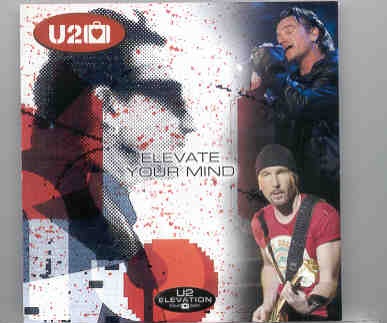 U2 – Elevate Your Mind ( 2 CD SET ) ( Ft. Lauderdale Fl, USA, March 26th 2001 ) front cover U2 - Elevate Your Mind ( 2 CD SET ) ( Ft. Lauderdale Fl, USA, March 26th 2001 ) front cover