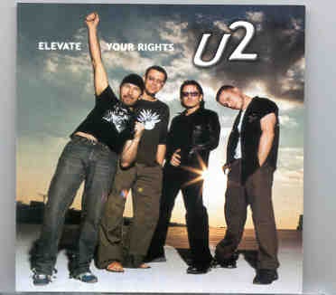 U2 – Elevate Your Rights ( 2 CD SET ) ( Arnhein , July 31st , 2001 ) front cover U2 - Elevate Your Rights ( 2 CD SET ) ( Arnhein , July 31st , 2001 ) front cover