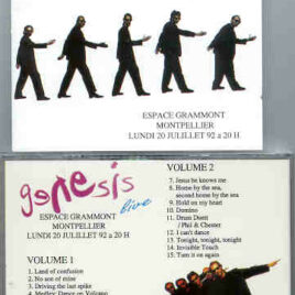 P. Gabriel / GENESIS / P. Collins - Espace Grammont Montpellier ( France , July 20th , 1992 ) ( 2 CD SET )