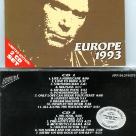 Neil Young / CSNY - Europe '93 ( 2 CD set ) ( Live in Holland and Belgium July 1993 plus Los Angeles March 1994 )