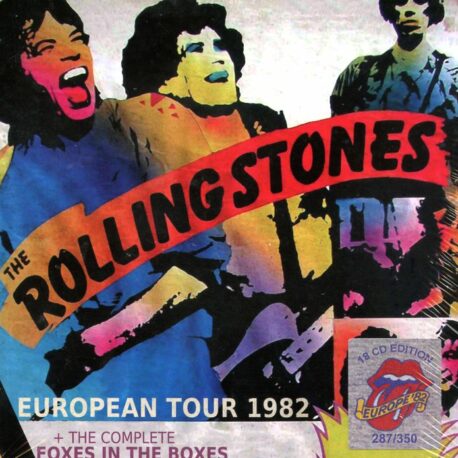 Rolling Stones - European Tour 1982  ( 18 CDs SET - 24 Pages Booklet )