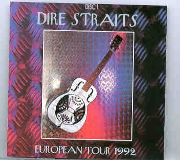 Dire Straits – European Tour 1992 Part One ( Swingin Pig ) front cover Dire Straits - European Tour 1992 Part One ( Swingin Pig ) front cover