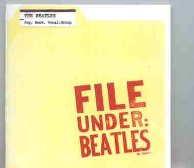 The Beatles – File Under Beatles ( First Time On CD ) front cover The Beatles - File Under Beatles ( First Time On CD ) front cover