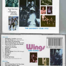 Paul McCartney - First Flight ( University Tour 1972 ) ( 2 CD set ) ( BMW )
