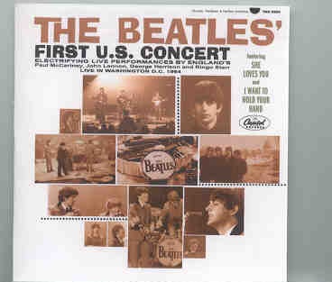The Beatles – First U.S. Concert ( Inc. Long Tall Sally )( Replicates 2nd Album Artwork )( Capitol ) front cover The Beatles - First U.S. Concert ( Inc. Long Tall Sally )( Replicates 2nd Album Artwork )( Capitol ) front cover