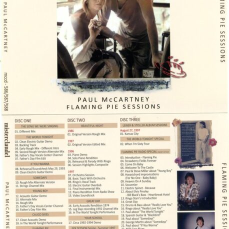 Paul McCartney - Flaming Pie Sessions ( 3 CD SET )  ( Misterclaudel ) 
