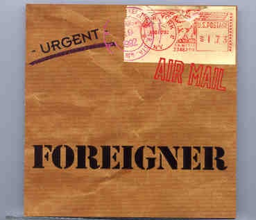 Foreigner – Urgent ( Living Legend ) ( Budokan Theatre , Tokyo , Japan , 1989 ) front cover Foreigner - Urgent ( Living Legend ) ( Budokan Theatre , Tokyo , Japan , 1989 ) front cover