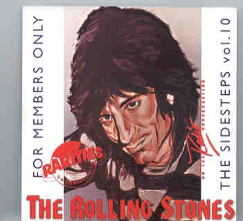 Rolling Stones – For Members Only The Sidesteps Vol. 10 ( Rarities on CD ) front cover Rolling Stones - For Members Only The Sidesteps Vol. 10 ( Rarities on CD ) front cover