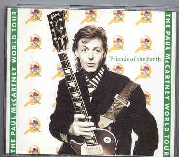 Paul McCartney – Friends Of The Earth ( 2 CD set ) front cover Paul McCartney - Friends Of The Earth ( 2 CD set ) front cover