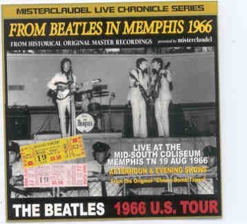 The Beatles – From Beatles To Memphis ( Misterclaudel ) front cover The Beatles - From Beatles To Memphis ( Misterclaudel ) front cover