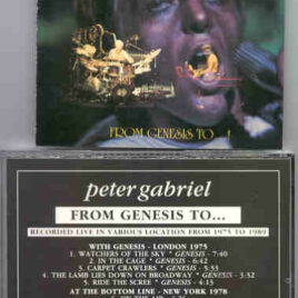 P. Gabriel / GENESIS / P. Collins - From Genesis To ... ( Peter Gabriel )