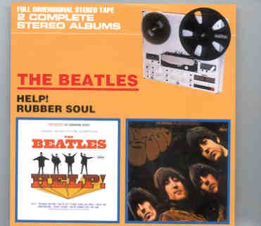 The Beatles – Full Dimensional Stereo Tape Help ! / Rubber Soul front cover The Beatles - Full Dimensional Stereo Tape Help ! / Rubber Soul front cover