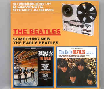 The Beatles – Full Dimensional Stereo Tape Something New / The Early Beatles front cover The Beatles - Full Dimensional Stereo Tape Something New / The Early Beatles front cover