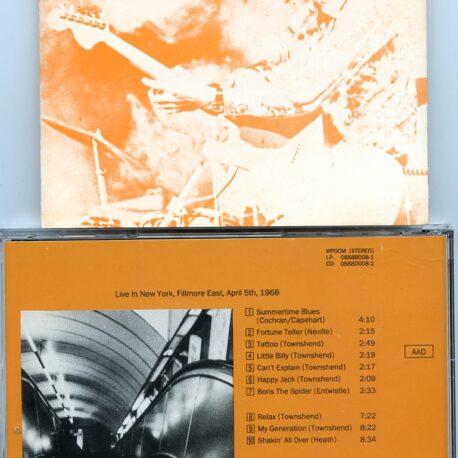 Who – Live in New York – Filmore East – April 5th 1968