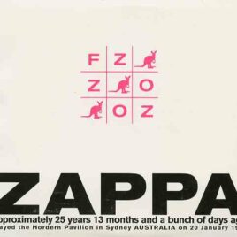Frank Zappa - FZ : OZ ( 2 CD SET ) ( Hordern Pavillion , Sydney , Australia , January 20th , 1976 )
