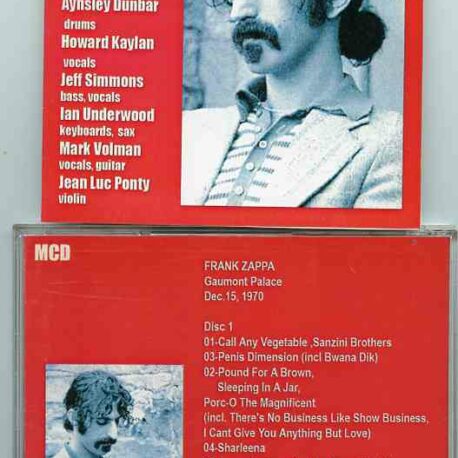 Frank Zappa - Gamount Palace ( 2 CD ) ( Live at Gamount Palace , December 15th , 1970 )
