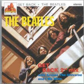 The Beatles - Get Back 2nd Mix  ( Strawberry ) front cover